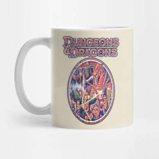 Retro dungeons and dragons art Mug